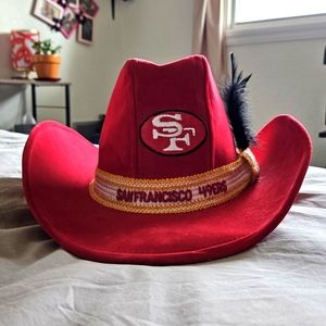 SF 49ers Vintage Suede Cowboy Hat